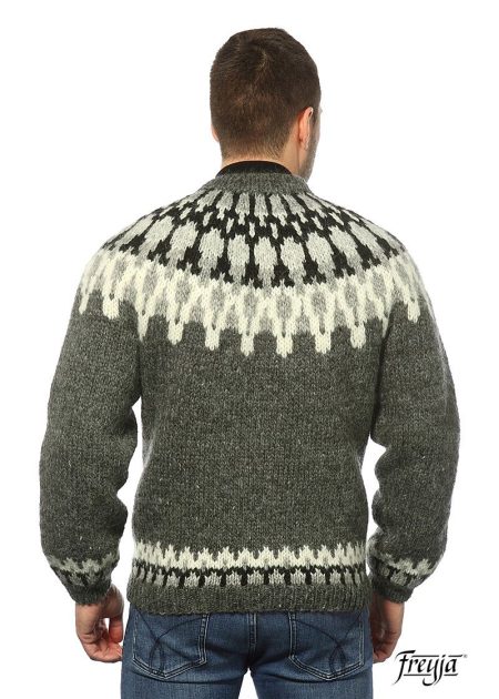 Лопапейса исландская мужская Lopapeysa свитер реглан