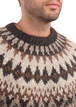 Лопапейса национальный свитер мужской реглан Lopapeysa