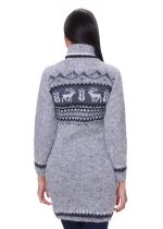 Шерстяное платье-свитер для женщин