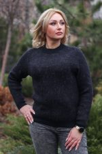 Джемпер шерстяной черный