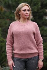 Джемпер шерстяной розовый Джемпер шерстяной розовый