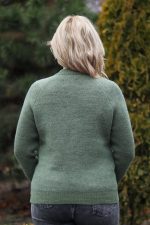 Джемпер шерстяной зеленый