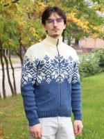 Кардиган мужской шерстяной на молнии Кардиган мужской шерстяной на молнии