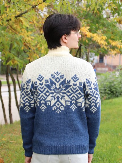 Кардиган мужской шерстяной на молнии