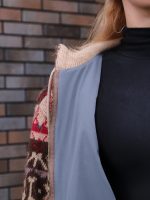 Жакет шерстяной с капюшоном