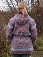 Жакет шерстяной с капюшоном