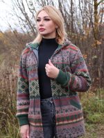 Жакет шерстяной с капюшоном Жакет шерстяной с капюшоном