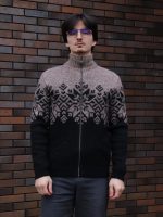 Кардиган мужской шерстяной на молнии Кардиган мужской шерстяной на молнии