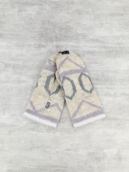 Варежки шерстяные на флисе