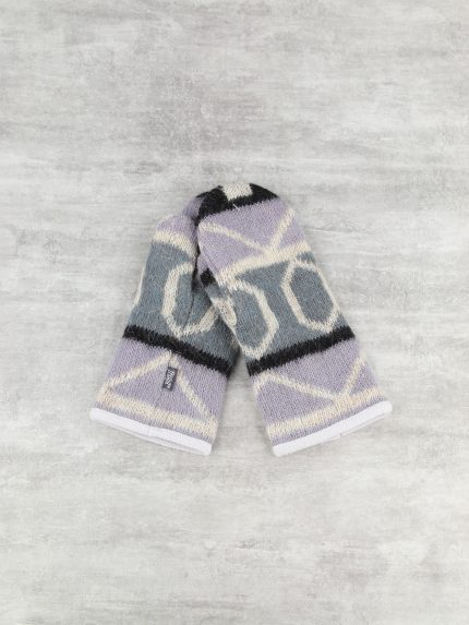 Варежки шерстяные на флисе