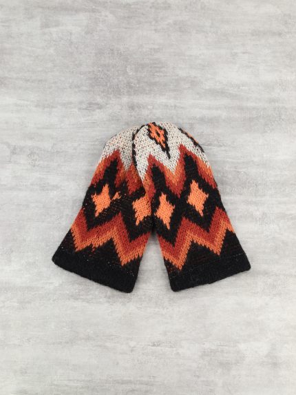 Варежки шерстяные на флисе