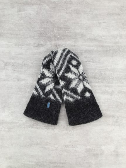 Варежки шерстяные на флисе