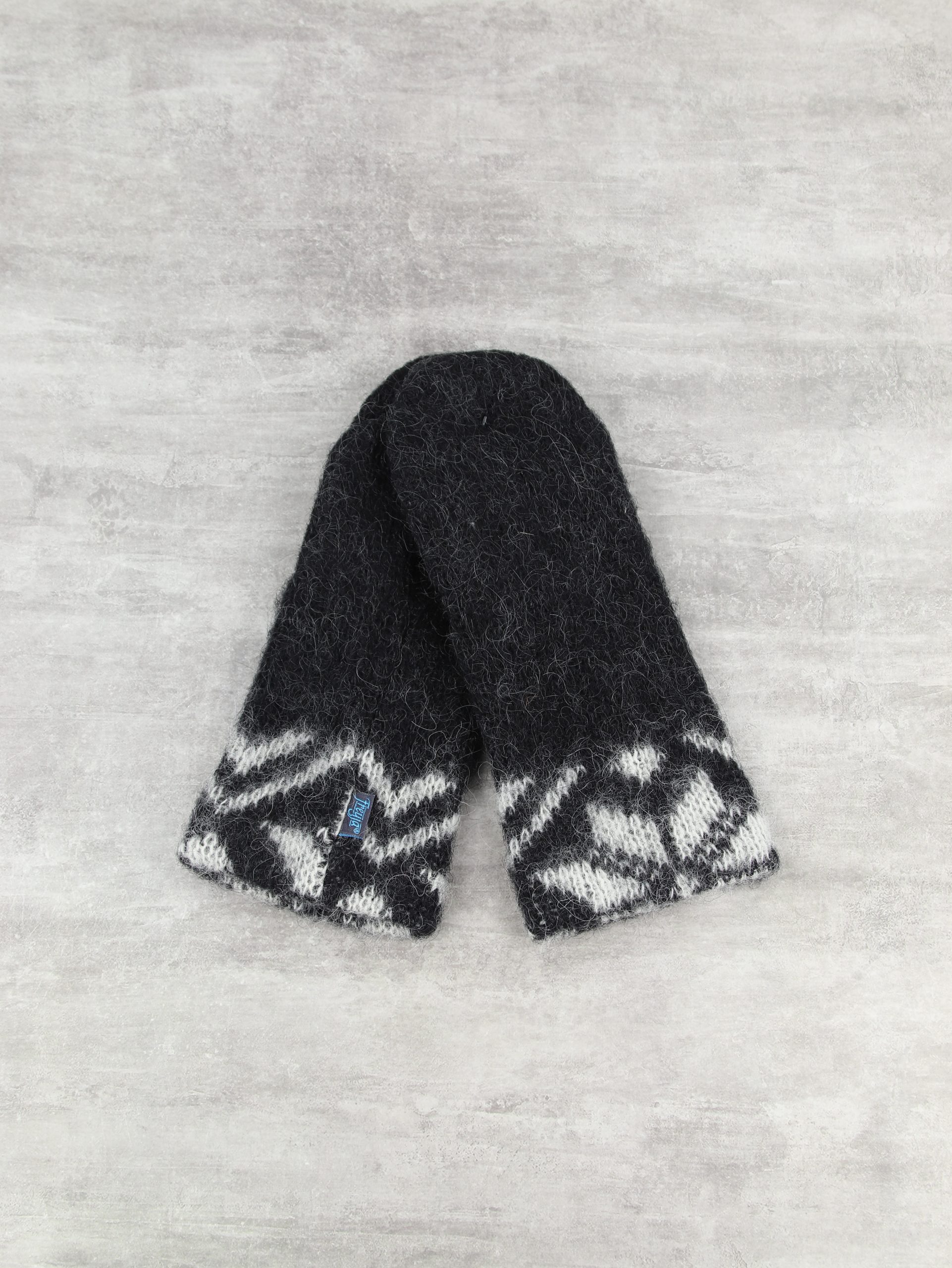 Варежки шерстяные на флисе Варежки шерстяные на флисе