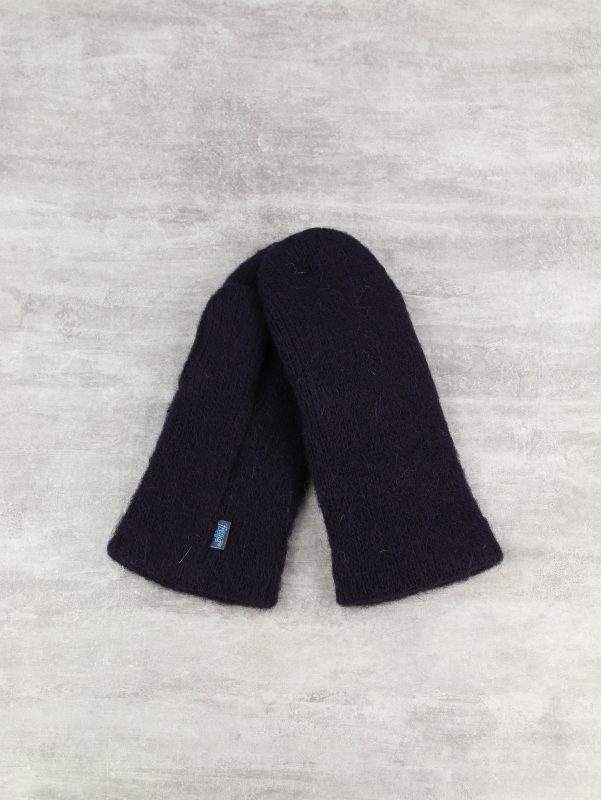 Варежки шерстяные на флисе