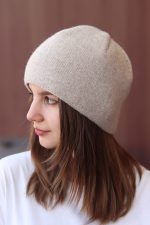 Шапка унисекс однотонная шерстяная Шапка унисекс однотонная шерстяная